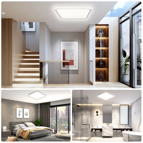 15.7Inch 32W Square LED Ceiling Light Fixtures Flush Mount
