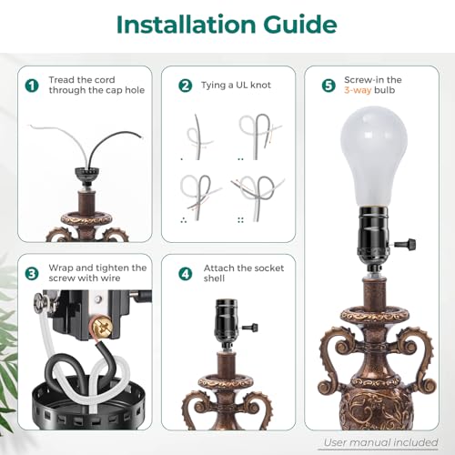 UL Listed 3 Way Lamp Socket Replacement