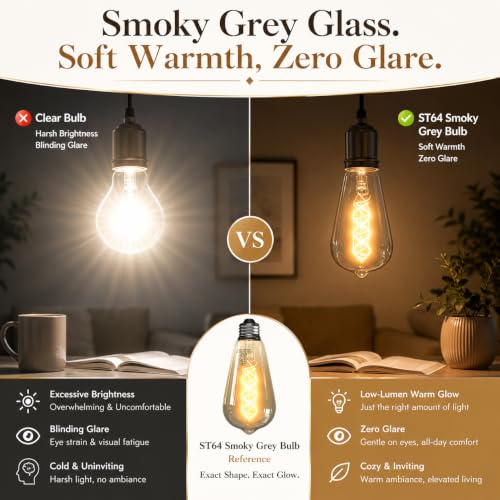 ST64 LED Edison Bulbs (3 Count)