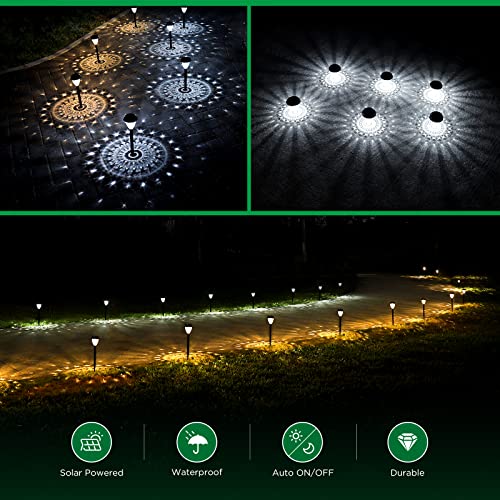 Super Bright Solar Lights Outdoor Waterproof (10 Count)