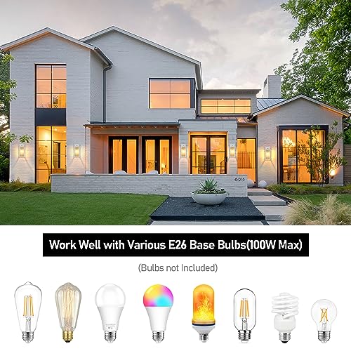 Outdoor Wall Light Fixtures (2 Count)