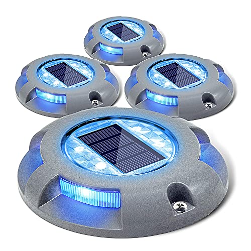 Solar Deck Lights Outdoor (4 Count)