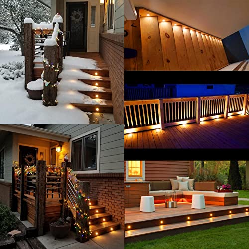 LED Deck Light Kits Warm White (12 Count)
