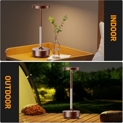 LED Cordless Table Lamp Rechargeable (2 Count)