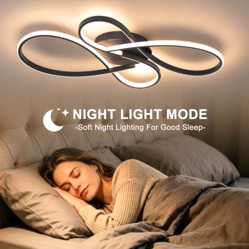 66W Dimmable Modern LED Ceiling Light Fixtures 3000K