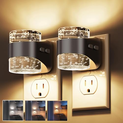 Night Light Bubble Night Lights Plug into Wall (2 Count)