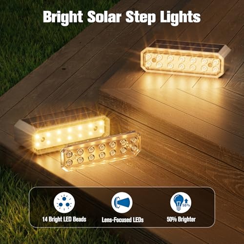 Solar Step Lights (12 Count)