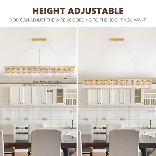 59 inch Modern Crystal Chandelier