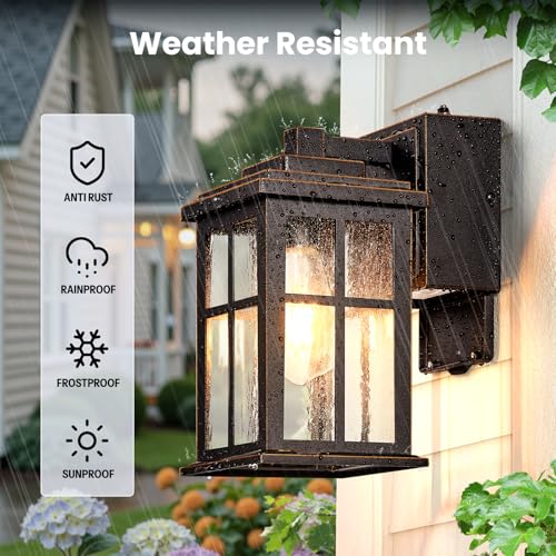 Outdoor Porch Light with GFCI Outlet
