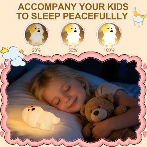 Puppy Night Light for Kids