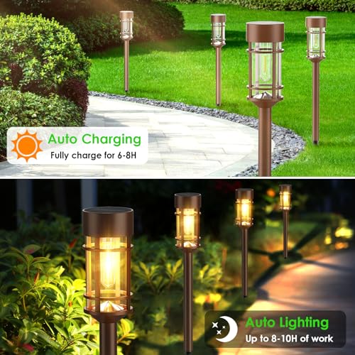 8 Pack Solar Outdoor Lights (8 Count)