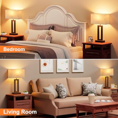 Bedroom Lamps for Night Stands (2 Count)
