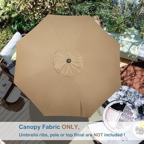 9ft Patio Umbrella Replacement Canopy