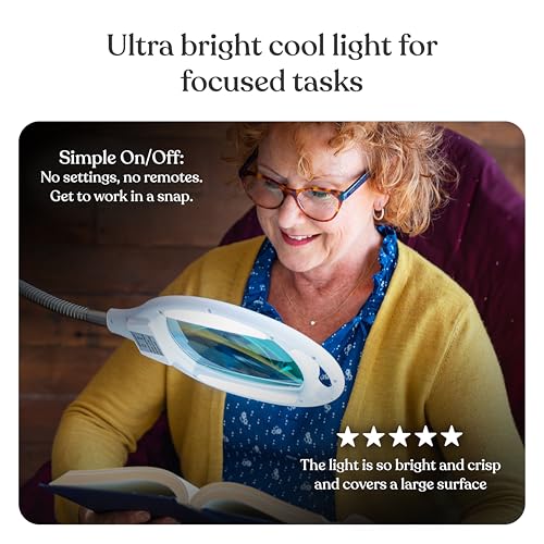 LightView Pro LED Magnifying Floor Lamp
