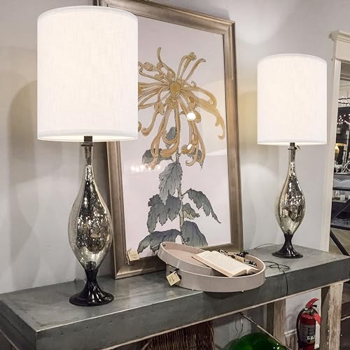 Small White Lamp Shades for Table Lamps Set of 2 (2 Count)