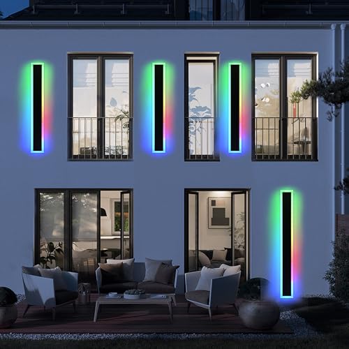 2 Pack 40in Long Outdoor LED Wall Lights IP65 Waterproof (2 Count)