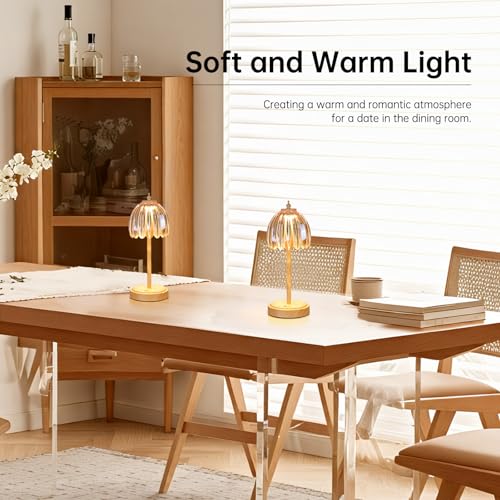 Tulip Table Lamp with 5200mAh Battery & Touch Control