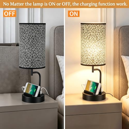 Touch Control USB Table Lamp with USB C
