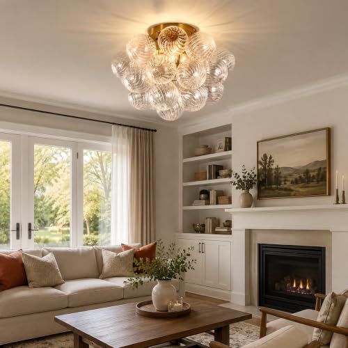 Mid Century Modern Flush Mount Ceiling Light