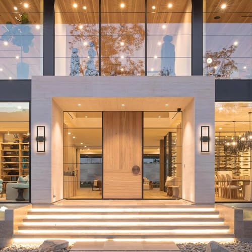 22" Modern Outdoor Wall Lights 2 Packs (2 Count)