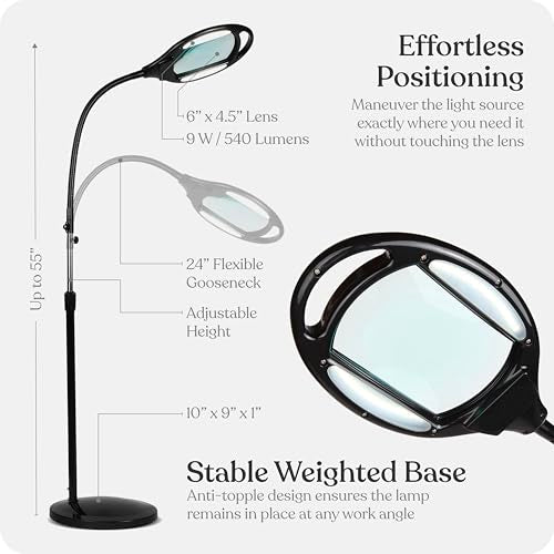 LightView Pro Magnifying Floor Lamp