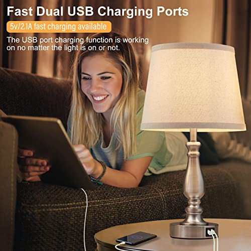 Lamps for Bedrooms Set of 2 (2 Count)