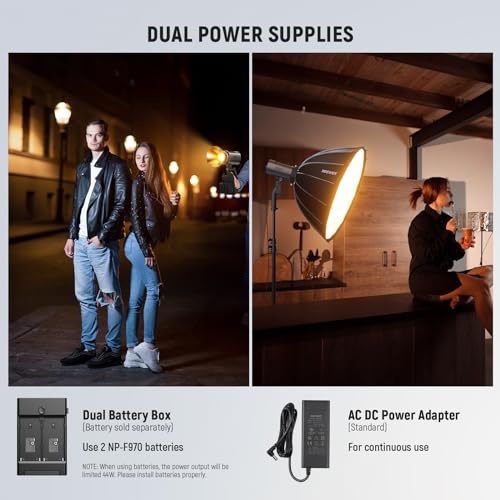 MS150B 130W Bi Color LED Video Light
