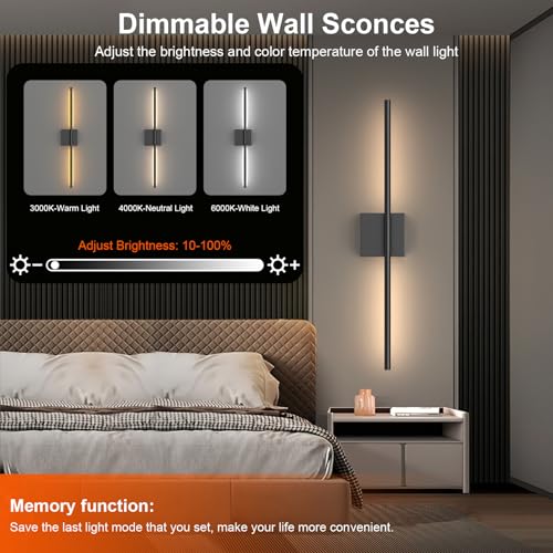 Battery Operated Wall Sconces Set of Two (2 Count)