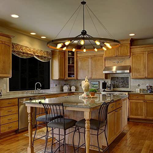 59'' Large Rustic Dining Room Light Fixture