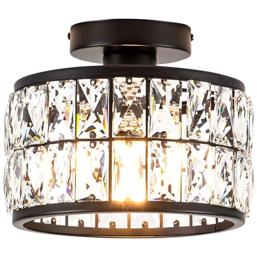 Crystal Ceiling Light Fixture