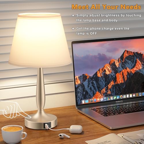 Touch Table Lamp for Bedroom