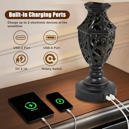 Lamps for Night Stands Set of 2