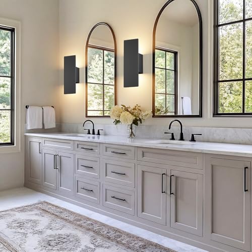 Hardwired Black Wall Sconces (2 Count)