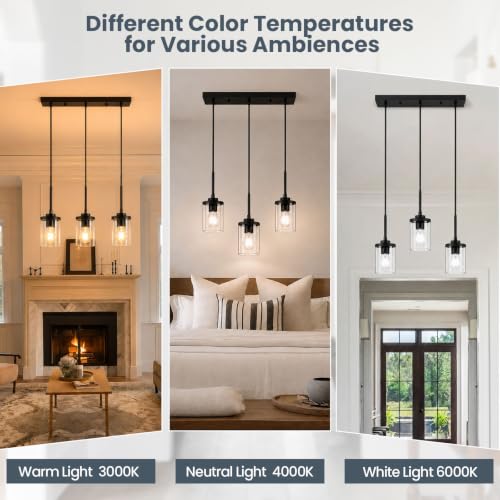 3 Light Pendant Light Fixtures