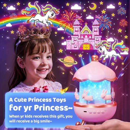 Sensory Lights Sound Machine Baby Night Light Projector Sensory Toys for Kids with Autism Toys for Girls 3