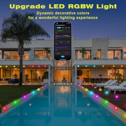 LED Deck Lights Kit Black