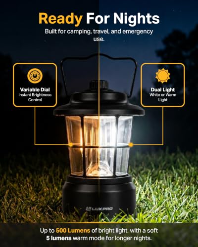Rechargeable Retro Outdoor Lantern LED Camping Lantern