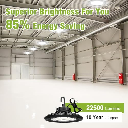 150W 6 Pack UFO LED Shop High Bay Lights (6 Count)
