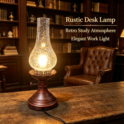 Vintage Kerosene Style Table Lamp