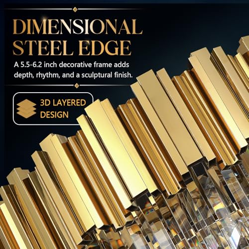 Luxury Crystal Chandelier for High Ceilings