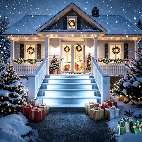 Solar Stair Lights 8 Pack (8 Count)