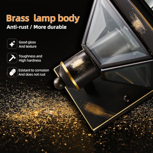 Oil Rubbed Bronze Outdoor Wall Sconces (2 Count)
