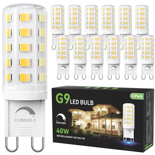 12 Pack Dimmable G9 LED Bulb (12 Count)