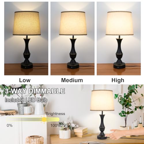 Touch Table Lamps Set of 2 (2 Count)