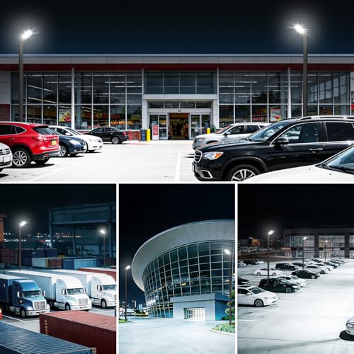 350W LED Parking Lot Light Trunnion Mount 52500LM 5000K IP65