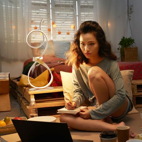 21inch 20W 2700LM Modern 3 Color Touch Dimmer LED Table Lamps for Living Room