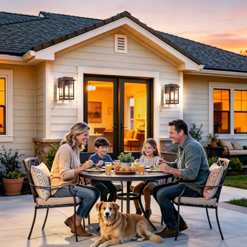 9.76'' Outdoor Wall Light Fixtures 2 Packs (2 Count)