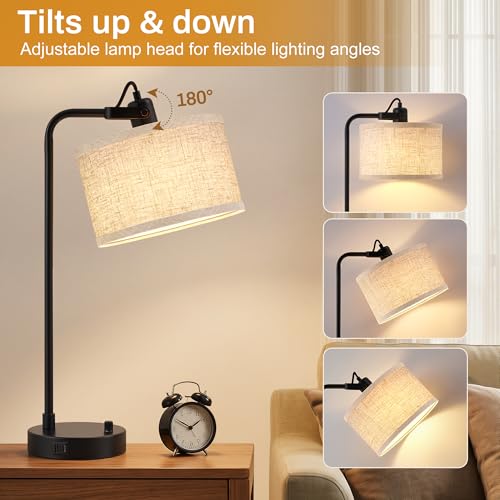 Black Table Lamp Set of 2