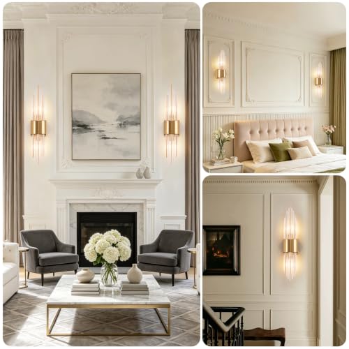 Battery Operated Crystal Wall Sconce