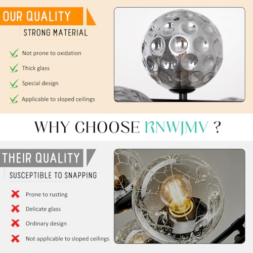 Black Linear Chandelier for Dining Room Globe Island Light Grey Chandelier
